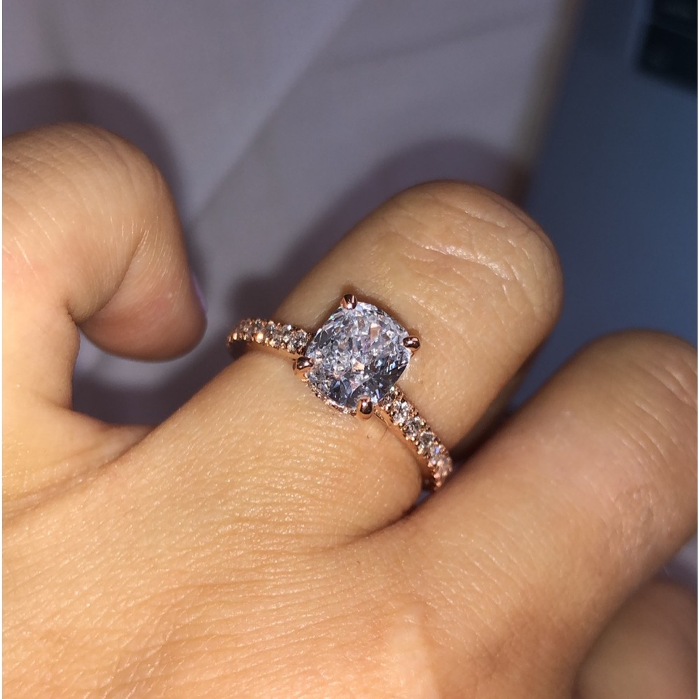 Lab Diamond Ring - image 1